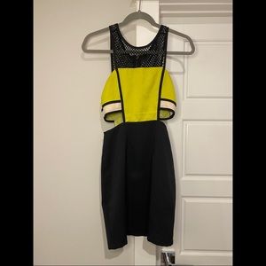 Womens cut out cocktail dress